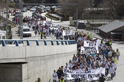 Marxa de 300 empleats del Punt de Trobada