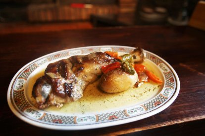 Espatlla de corder al forn