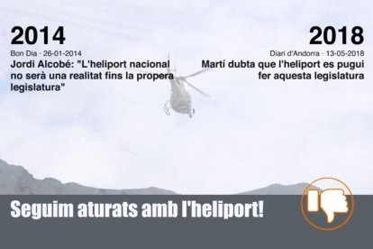 Vídeo de Liberals amb els projectes no complerts pel govern