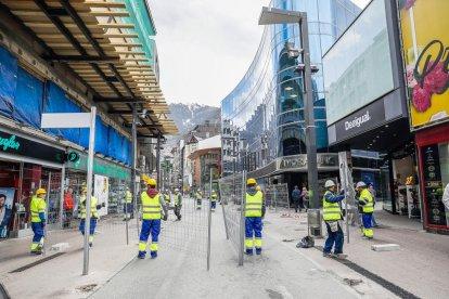 El comú diu que les obres de Meritxell “molestaran” el comerç