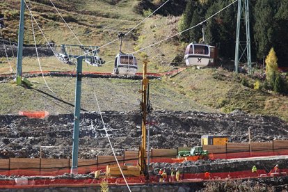 El Superior rebutja aturar les obres de la plataforma de Soldeu