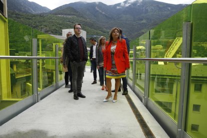 Inauguració de l'ascensor de la Quirola