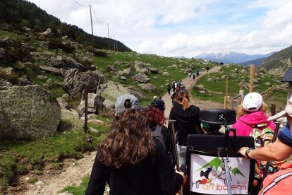 Sortida de l'entitat solidària Hi Arribarem als Cortals d'Encamp