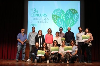 El 13è Concurs d'iniciatives ambientals premia cinc projectes ecològics