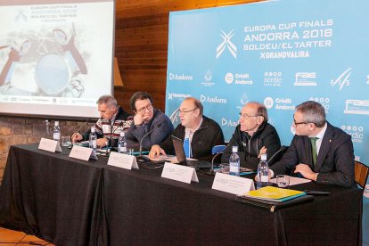 Tretze andorrans a les finals de la Copa d'Europa d'esquí