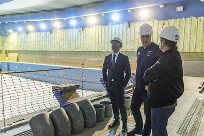 Les obres de millora de la piscina acabaran a l'octubre