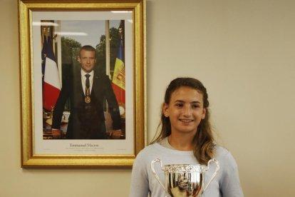 La tenista Vicky Jiménez