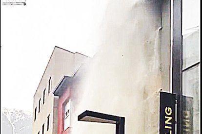 Baixos inundats per una fuita a Meritxell