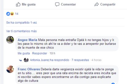 Incendi a la xarxa per un comentari ofensiu cap al motorista mort