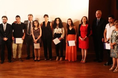 Cinc alumnes de batxillerat reben el Premi Nacional a l'Estudi