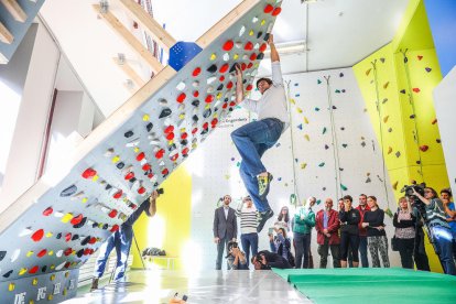 El nou rocòdrom s'estrena amb portes obertes fins divendres