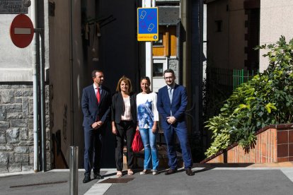 Inauguren el camí escolar fins el col·legis de la Peletera i la Sagrada Família