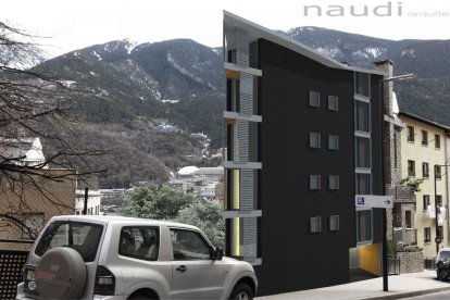 Projecte d'edifici de la Fundació Privada Armor