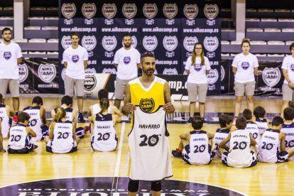Homenatge del Nike Camp al barcelonista Juan Carlos Navarro
