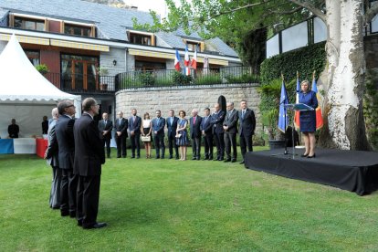 L'ambaixadora francesa assegura la futura visita del Copríncep Macron