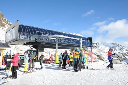Nova etapa a Arcalís amb el telecabina Tristaina