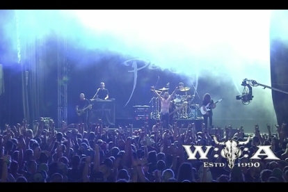 Persefone durant l'actuació del 3 d'agost al Wacken Festival d'Alemanya