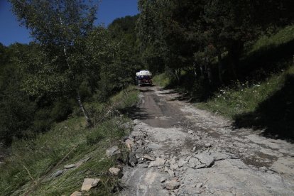 Una part de la carretera de Sispony s'haurà de reconstruir