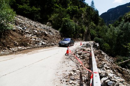 Una part de la carretera de Sispony s'haurà de reconstruir
