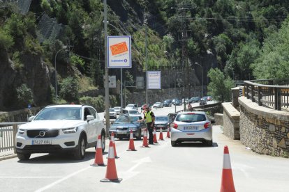 Esllavissada davant del Punt de Trobada
