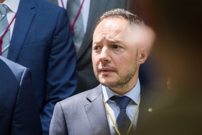 El nou cap de Govern, Xavier Espot, a l'Auditori Nacional d'Ordino