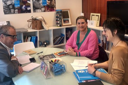 Camp i Vila han mantingut una reunió amb la president de l'Unicef