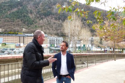 Quim Miró i Pere López avui a Andorra la Vella