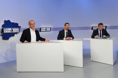 Els candidats lauredians al debat de la televisió