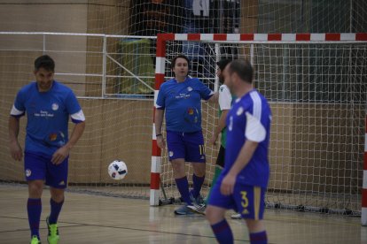 Carles Naudi i Cristian España en el partit organitzat per la FAF i Autea