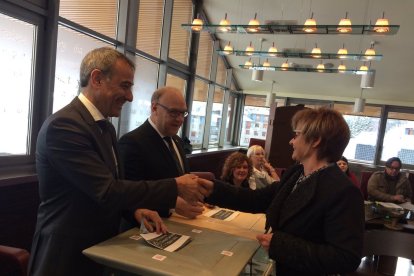 Meritxell Palmitjavila, cap de llista demòcrata a Canillo, votant