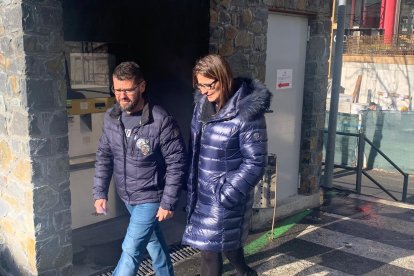 Sandra Tudó i Víctor Iriarte han presentat les propostes d'aparcaments