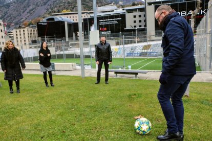 Els candidats d'Unió per Escaldes al Prat del Roure