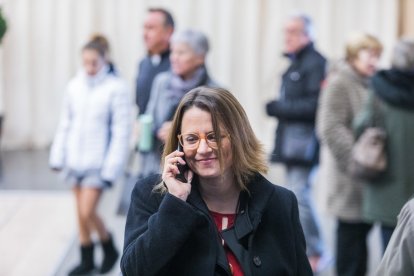 Rosa Gili aquest matí al Prat del Roure