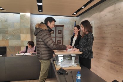 Josep Àngel Mortés ha votat al comú ordinenc