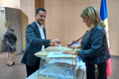 Pere López ha votat a Andorra la Vella