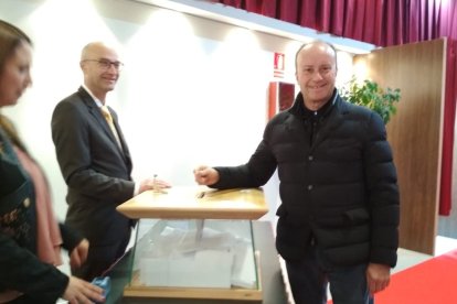 El ministre Josep Maria Rossell ha votat a la Massana