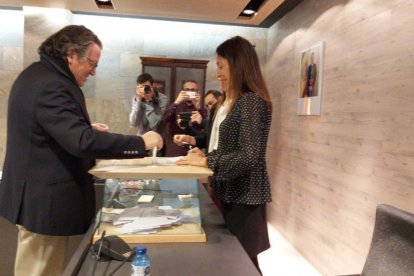 Enric Dolsa votant a Ordino