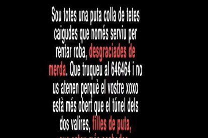 Stop Violències denuncia uns àudios amb insults masclistes