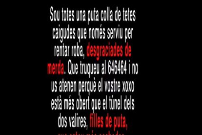 Stop Violències denuncia uns àudios amb insults masclistes