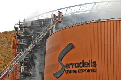 L'incendi dels Serradells no va causar danys estructurals