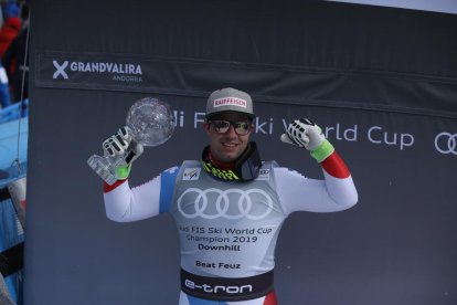 Beat Feuz s'endú el Globus de Cristall de descens a Grandvalira