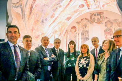 L'Espai Columba acull els frescos i difondrà el romànic nacional