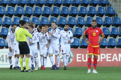 La selecció cau davant d'Albània pels errors (0-3)