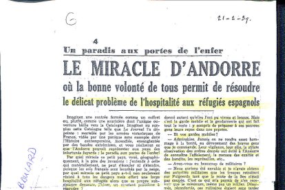 Sandy, Baulard i els refugiats