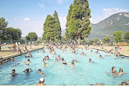 Combatre la calor a la piscina
