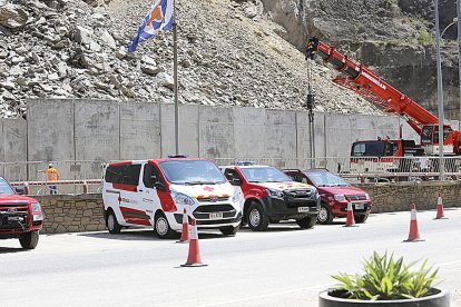 Govern diu que el mur provisional garanteix un trànsit segur