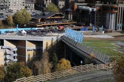 Inaugurada  la plataforma  de Soldeu amb retrets als detractors