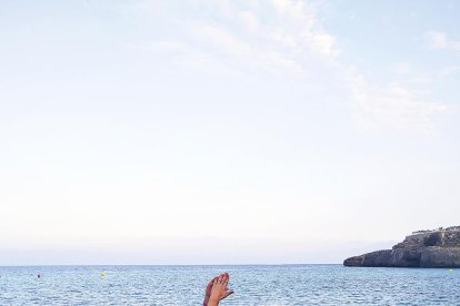Ioga a la platja