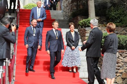 Macron arriba a Casa de la Vall