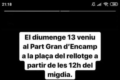 Convocatòria d'una protesta per mantenir el parc del Prat Gran